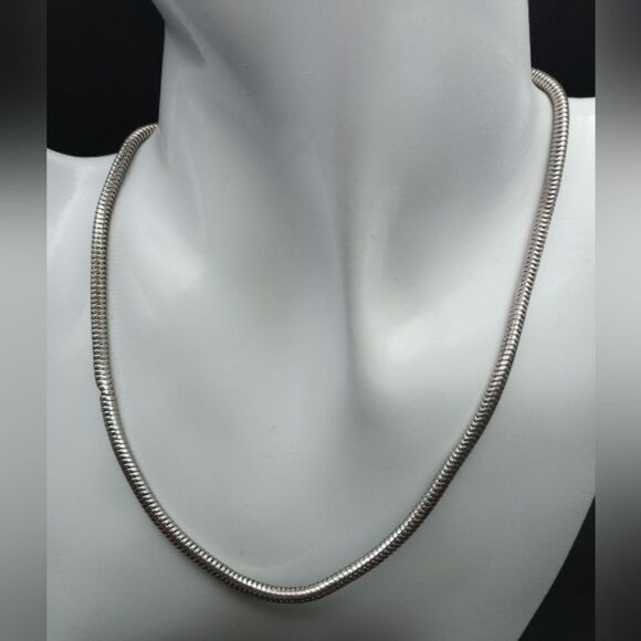 Estate snake chain necklace N332 - Picture 1 of 4